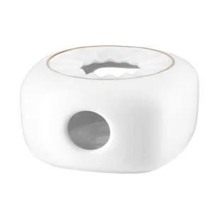 Podgrzewacz do dzbanka 13 x 13 cm porcelanowy PLUS GOLD - Dzbanki i imbryki - miniaturka - grafika 1