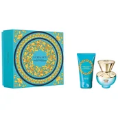 Zestawy perfum damskich - Versace Dylan Turquoise Pour Femme Gift Set (30 + 50 ml) - miniaturka - grafika 1