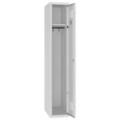 Szafki BHP - Pojedyncza szafa socjalna BHP ubraniowa mocny zamek 3pkt - miniaturka - grafika 1