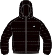 Kurtki i płaszcze dla chłopców - adidas Uniseks - dzieci ESSENTIALS LIGHT PADDED JACKET, black/REFLECTIVE SILVER, 4-5 Years - miniaturka - grafika 1