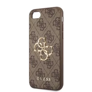 Guess GUHCI84GMGBR iPhone 7/8/SE 2020/2022 brązowy/brown hardcase 4G Big Metal Logo - Etui i futerały do telefonów - miniaturka - grafika 6