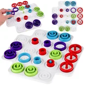 Zabawy w naśladowanie dorosłych - Gra logiczna TRAP Pułapka Kółko krzyżyk trenuj mózg GR0617 - miniaturka - grafika 1