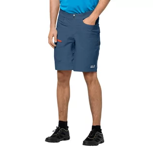 Spodnie rowerowe - Męskie spodenki sportowe TOURER SHORTS M thunder blue - 46 - grafika 1