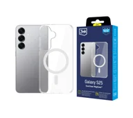 Etui i futerały do telefonów - 3mk EverClear MagCase do Samsung Galaxy S25 Przezroczysty - miniaturka - grafika 1