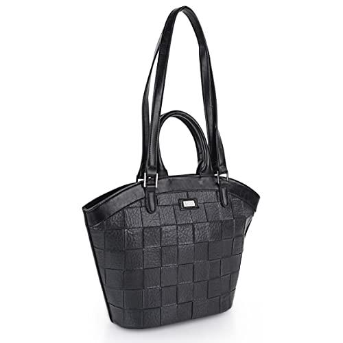 Lois - Damska torba na plecaki - Plecak damski w casual fashion marki LOIS. Plecak podróżny z podwójnym uchwytem i regulowanymi paskami na plecy. Plecaki damskie Wegańska skóra Płótno-skóra ekologic