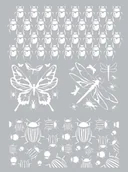 Scrapbooking - Szablon Sitodruk Owady - miniaturka - grafika 1