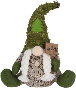 Skrzat świąteczny gnom leśny boże narodzenie  na święta ozdoba figurka - Ozdoby bożonarodzeniowe - miniaturka - grafika 1