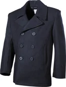 Kurtki męskie - Kurtka męska MFH PŁASZCZ US PEA COAT NIEBIESKI MFH XS - miniaturka - grafika 1