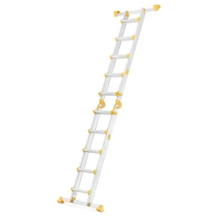 Drabina teleskopowa przegubowa Vario 4x5 z opcją na schody (długość w pozycji opieralnej: 457cm, udźwig: 150kg) 99681497 - Drabiny - miniaturka - grafika 7
