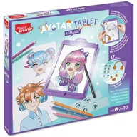 Tablice dla dzieci - Podświetlana tablica Avatar Studio Manga MAPED - miniaturka - grafika 1