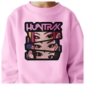 Bluzy dla dziewczynek - BLUZA DZIECIĘCA KPOP DEMON HUNTERS HUNTRIX 104 BAWEŁNIANA JAKOŚĆ - miniaturka - grafika 1
