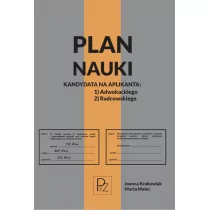 Plan nauki kandydata na aplikanta adwokackiego/radcowskiego - Prawo - miniaturka - grafika 1
