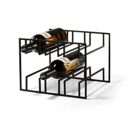 Stojaki na wino - Philippi Philippi CUBO Stojak na Wino - Czarny 236005 - miniaturka - grafika 1
