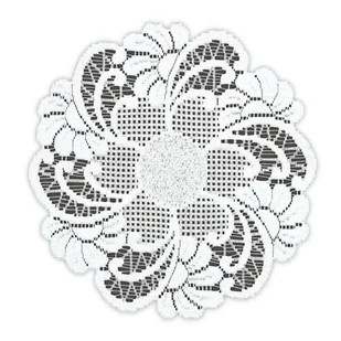 Serwetka żakardowa okrągła 30 x 30 - Obrusy i serwetki - miniaturka - grafika 1