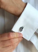 Spinki do mankietów i krawatów - Wilki - spinki do mankietów - miniaturka - grafika 1