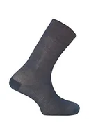 Skarpetki damskie - Biały Dzianina Nici Szkocja Rynkowane Krótkie Skarpety Męskie, Niebieski (Granatowy 102), 45-46 EU - miniaturka - grafika 1