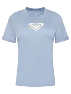 Koszulki i topy damskie - Roxy T-Shirt Oceanregular ERJZT06078 Niebieski Regular Fit - miniaturka - grafika 1