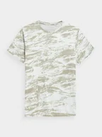 Koszulki sportowe męskie - Męski t-shirt z nadrukiem 4F 4FSS22TTSHM375 - miniaturka - grafika 1