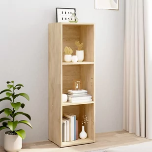 vidaXL vidaXL Regał na książki/szafka TV, dąb sonoma, 36x30x114 cm - Regały - miniaturka - grafika 1