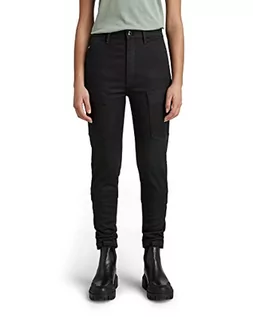 Spodnie damskie - G-STAR RAW Kafey Cargo Ultra High Skinny spodnie damskie, Czarny (Dk Black D21099-c105-6484), 26W / 30L - grafika 1