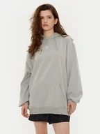 Bluzy damskie - adidas Bluza Essentials IY9616 Szary Oversize - miniaturka - grafika 1