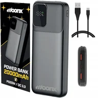 Powerbanki - MOONX POWERBANK 20000 MAH 22,5W USB-C USB QC 3.0 SZYBKI MOCNY Z EKRANEM LED - miniaturka - grafika 1