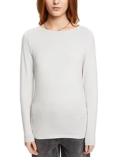 ESPRIT Collection T-shirt damski, 050/pastelowy szary, S - Koszulki i topy damskie - miniaturka - grafika 1