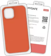 Etui i futerały do telefonów - Mysafe MYSAFE ETUI SILIKONOWE IPHONE 13 POMARAŃCZOWY PUDEŁKO - miniaturka - grafika 1