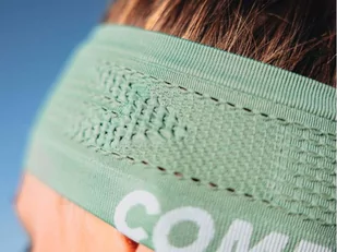 COMPRESSPORT Opaska na głowę HEADBAND ON/OFF v3 creme de menthe - Czapki i chusty sportowe męskie - miniaturka - grafika 5