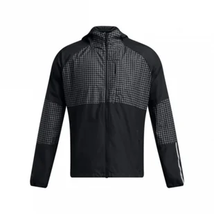 Męska kurtka do biegania Under Armour UA Launch Elite Cw Jacket - czarna - Kurtki męskie - miniaturka - grafika 1