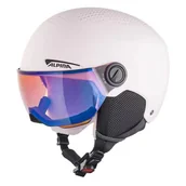 Kaski narciarskie - Kask narciarski ALPINA Zupo Visor Q-Lite ( 51 - 55) Różowy Mat dla dzieci - miniaturka - grafika 1