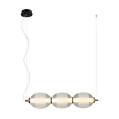 Lampy sufitowe - Rinot lampa wisząca 1xLED/22W czarna PND-45372-3-WH-CL - miniaturka - grafika 1