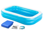 Baseny ogrodowe - Basen ogrodowy, dmuchany, bestway, 2w1, 262x175x51 cm - miniaturka - grafika 1