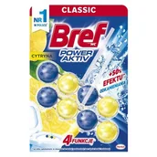 Środki do WC - Bref POWER AKTIV LEMON 2X50G (1648626) - miniaturka - grafika 1