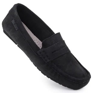 Buty mokasyny damskie Big Star RR274948 czarne - Mokasyny damskie - miniaturka - grafika 1