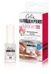 CELIA Odżywka Nail Expert Max in 1 Nail SOS Celia - Odżywki do paznokci - miniaturka - grafika 1
