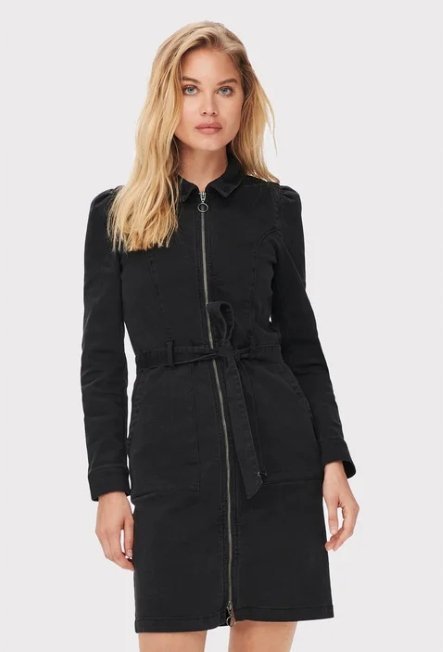 ONLY JEANSOWA SUKIENKA DLA KOBIET MINI CZARNA 34 1JHR