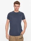 Koszulki męskie - G-Star Raw T-Shirt D16396-2653-D418 Niebieski Regular Fit - miniaturka - grafika 1