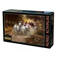 Puzzle - Unbekannt Puzzle 1000 części - Alfred Wierusz-Kowalski - Country Wedding WI01 - miniaturka - grafika 1