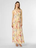 Sukienki - Marie Lund - Damska sukienka wieczorowa, beżowy|żółty|wielokolorowy - miniaturka - grafika 1