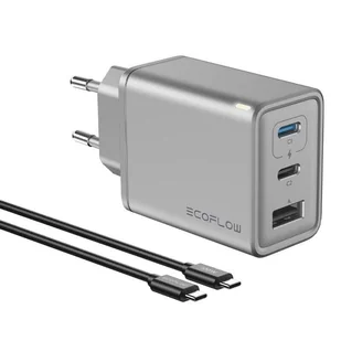 Ładowarka sieciowa EcoFlow GaN RAPID, 65W - Akcesoria do drona - miniaturka - grafika 1