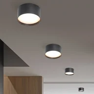 Lampy ogrodowe - Lampa sufitowa LED CMD 9094, Ø 15 cm, antracyt, IP44, metal - miniaturka - grafika 1
