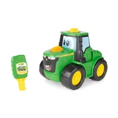 Samochody i pojazdy dla dzieci - John Deere traktor Johnny na kluczyk Tomy - model lub pojazd - miniaturka - grafika 1