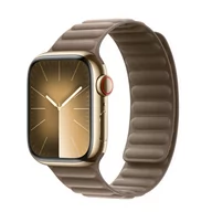 Akcesoria do smartwatchy - Apple karbowany pasek magnetyczny w kolorze jasnobeżowym do koperty 42/44/45/49 mm rozmiar M/L - miniaturka - grafika 1