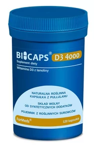 ForMEDS BICAPS WITAMINA D3 4000 120 kaps DAE1-60575 - Witaminy i minerały - miniaturka - grafika 1
