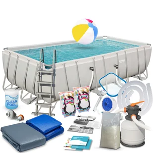 Basen ogrodowy, stelażowy, zestaw 18w1,  549x274x122 cm Bestway - Baseny ogrodowe - miniaturka - grafika 1