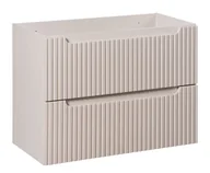 Szafki łazienkowe - Kaszmirowa ryflowana szafka łazienkowa E1-Z33 - miniaturka - grafika 1