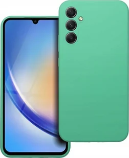 OEM Futerał SILICONE 2mm do SAMSUNG A34 5G miętowy - Etui i futerały do telefonów - miniaturka - grafika 1