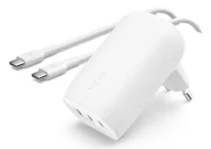 Ładowarki do telefonów - BOOST CHARGE 67 W CHARGER WITH/3 USB-C PORTS PPS TECHNOLOGY WHI - miniaturka - grafika 1