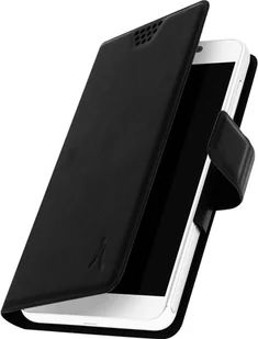 Uniwersalny portfel z klapką Akashi do smartfonów w rozmiarze XL - czarny - Portfele - miniaturka - grafika 1